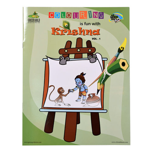 Krishna Coloring Book