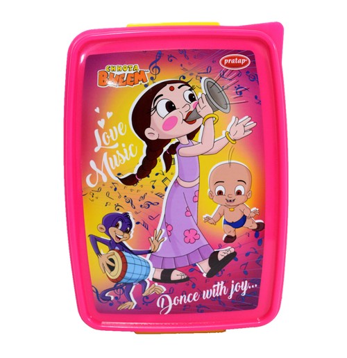 Chutki Lunch Box Pink & Yellow