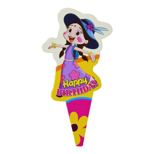 Cake Topper Birthday Chutki Pack of 100 Pc