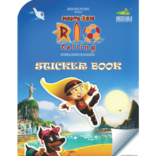 Mighty Raju Rio Calling Sticker Book