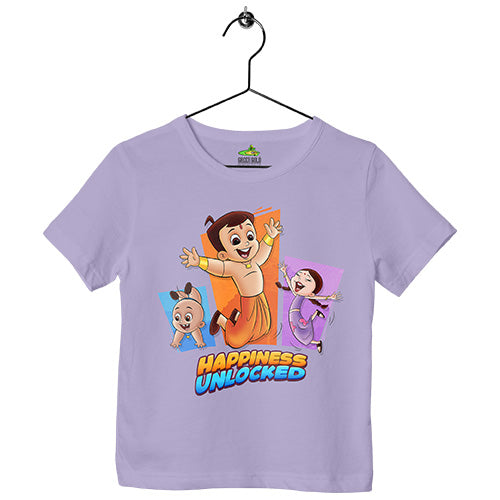 Chhota Bheem Happiness unlocked Boys T-shirt