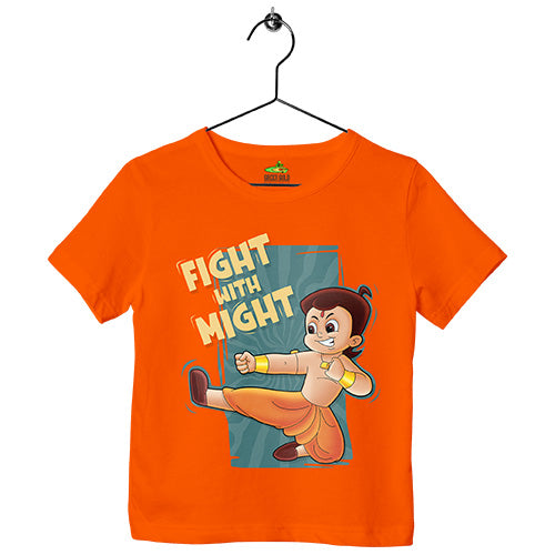 Chhota Bheem Fight with might Boys T-shirt