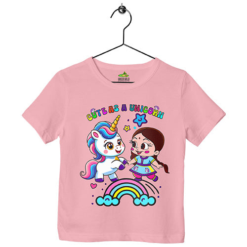 Chutki Cute as unicorn Girls T-Shirt