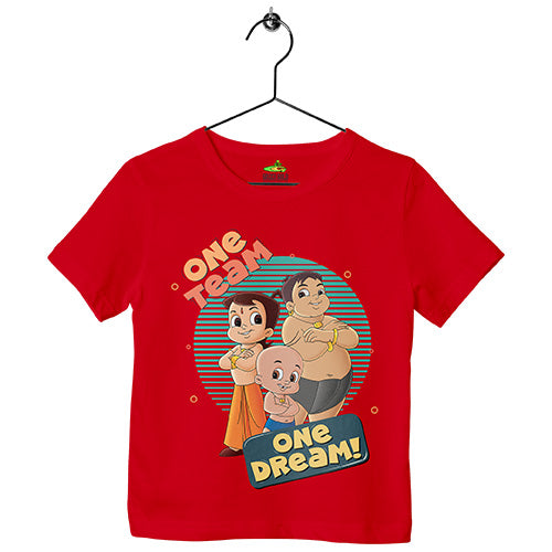 Chhota Bheem One team, one dream Boys T-Shirt